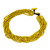 Wood torsade necklace, 'Phrae Belle' - Wood Beaded Jewelry Yellow Torsade Necklace (image 2b) thumbail