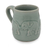 Celadon ceramic mug, 'Light Blue Elephant Parade' - Handcrafted Glazed Celadon Ceramic Mug (9 oz)