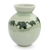 Celadon ceramic vase, 'Prancing Jade Elephants' - Handmade Green Celadon Ceramic Elephant Vase (image 2a) thumbail