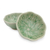 Celadon condiment dishes, 'Lotus Leaf' (pair) - Green Leaf Thai Celadon Canape Dish Pair (image 2a) thumbail