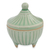 Seladon-Keramikglas - Handgefertigtes grünes thailändisches Seladonglas und Deckel