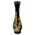 Lacquered wood decorative vase, 'Golden Bamboo' - Handcrafted Lacquer Wood Decorative Vase (image 2a) thumbail