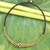 Beaded necklace, 'Ethnic Cosmos' - Hand Crafted Brass Beaded Necklace (image 2) thumbail