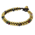 Jasper beaded bracelet, 'Ethnic Galaxy of Colors' - Fair Trade Handcrafted Jasper and Brass Bracelet thumbail