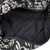 Cotton shoulder bag, 'Thai Shadow Garden' - Black and White Floral Cotton Purse (image 2b) thumbail