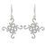 Sterling silver dangle earrings, 'Thai Delicacy' - Fair Trade Earrings Thai Sterling Silver
