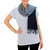 Cotton scarf, 'Grey and Black Duo' - Thai Grey and Black Cotton Scarf thumbail