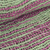 Baumwollschal - Thailändischer grüner und violetter Baumwollschal