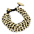 Wood beaded bracelet, 'Natural Belle' - Hand-knotted Torsade Bracelet Wood Beaded Jewelry (image 2b) thumbail