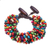 Wood beaded bracelet, 'Trang Belle' - Multicolor Wood Beaded Artisan Crafted Bracelet thumbail