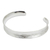 Sterling silver cuff bracelet, 'Lanna Breeze' - Sterling Silver Cuff (image 2b) thumbail
