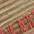 Bufanda de algodón - Pañuelo de algodón tejido a mano rosa y marrón
