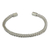 Sterling silver cuff bracelet, 'Woven Wheat' - Thai Braided Sterling Cuff Bracelet (image 2c) thumbail
