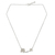 Blue topaz pendant necklace, 'Family Love' - Elephant Family Sterling Silver Pendant Necklace (image 2a) thumbail