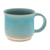 Ceramic mug, 'Earth and Sky' - Thai Handmade Turquoise Blue and Brown Pottery Mug thumbail
