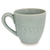 Celadon ceramic mug, 'Blue Elephant Walk' - Light Blue Elephant Theme Celadon Ceramic Mug