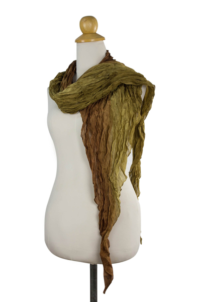 Silk scarf, Summer Jungle