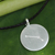 White topaz pendant necklace, 'Constellation: Aries' - White Topaz and Sterling Silver Aries Sign Zodiac Necklace (image 2) thumbail