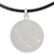 White topaz pendant necklace, 'Constellation: Gemini' - Gemini Zodiac Pendant Necklace in Sterling Silver and Topaz thumbail
