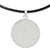 White topaz pendant necklace, 'Constellation: Cancer' - Sterling Silver Zodiac Cancer Necklace with White Topaz