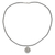 White topaz pendant necklace, 'Constellation: Leo' - Leo Sign Zodiac Necklace in Silver with White Topaz (image 2b) thumbail
