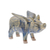 Celadon ceramic figurine, 'Flying Pig' - Ceramic Flying Pig in Mustard and Blue Shades thumbail