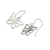 Sterling silver dangle earrings, 'Butterfly Chic' - Sterling Silver Butterfly Dangle Earrings from Thailand