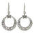 Sterling silver dangle earrings, 'Sweet Victory' - Laurel Wreath Victory Theme Earrings in Sterling Silver