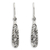 Sterling silver dangle earrings, 'Filigree Dew' - Thai Filigree Dangle Earrings in Polished Sterling Silver (image 2a) thumbail