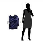 Silk shawl, 'Shimmering Indigo' - Deep Blue Handwoven Raw Silk Shawl from Thailand