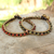 Armbänder aus Unakit und Jaspis, (Paar) - Perlenarmbänder aus fairem Handel mit Jaspis und Unakit (Paar)