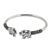 Sterling silver cuff bracelet, 'Proud Elephant' - Artisan Crafted Sterling Silver Elephant Cuff Bracelet thumbail