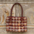 Coconut shell handbag, 'Sunflower' - Artisan Crafted Brown Coconut Shell Handbag from Thailand (image 2) thumbail