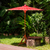 Dekorativer Gartenschirm - Leuchtender roter dekorativer Outdoor-Regenschirm aus Thailand