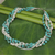 Cultured pearl and calcite torsade necklace, 'Vibrant Sea' - Fair Trade Torsade Necklace with Pearls and Calcite (image 2) thumbail