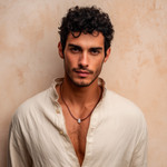 Men's sterling silver pendant necklace, 'Endless Knot' - Brushed Satin Sterling Silver Pendant Necklace for Men