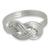 Men's sterling silver ring, 'Infinity Knot' - Men's Brushed Silver Infinity Symbol Motif Ring thumbail