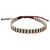 Silver beaded cord bracelet, 'Friendly Red' - Handmade Silver 950 Bead and Red Cord Bracelet (image 2c) thumbail