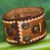 Men's leather wristband bracelet, 'Western Quest' - Hand Tooled Brown Leather Bracelet for Men (image 2c) thumbail