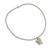 Halskette mit Perlenanhänger - Halskette mit Traubencluster-Anhänger aus kultivierten weißen Perlen