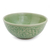 Celadon ceramic bowl, 'Green Peony' - Artisan Crafted Floral Theme Thai Celadon Ceramic Bowl