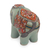 Celadon ceramic figurine, 'Royal Thai Elephant' - Artisan Crafted Thai Celadon Ceramic Elephant Statuette