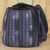 Cotton shoulder bag, 'Orient Blue' - Hand Woven Cotton Shoulder Bag in Blue and Black (image 2b) thumbail