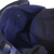 Cotton shoulder bag, 'Orient Blue' - Hand Woven Cotton Shoulder Bag in Blue and Black (image 2d) thumbail