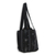 Cotton shoulder bag, 'Orient Black' - Dark Ikat Style Hand Woven Cotton Shoulder Bag with Pockets (image 2c) thumbail