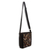 Cotton shoulder bag, 'Brown Siam' - Thai Applique Shoulder Bag in Brown Cotton and 3 Pockets