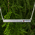 Garnet bar pendant necklace, 'Simple Devotion' - Brushed Sterling Silver and Garnet Pendant Necklace (image 2) thumbail