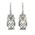 Sterling silver earrings, 'Petite Owl' - Animal Themed Openwork Sterling Silver Earrings (image 2a) thumbail