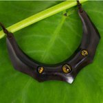 Tiger's eye and leather necklace, 'Natural Flair' - Handmade Leather Necklace with Tiger's Eye Beads