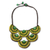 Beaded necklace, 'Yellow Green Waterfall' - Hand Crafted Beaded jewellery Necklace from Thailand (image 2a) thumbail